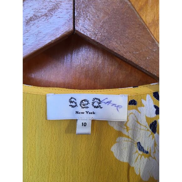 Sea New York Yellow Floral Midi Dress - Picture 7 of 9